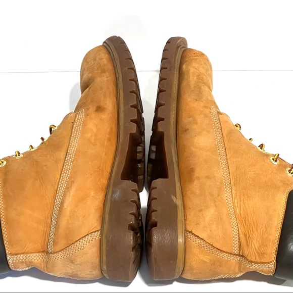 Timberland 6-Inch Premium Waterproof Suede Leather Tan Hiking Boot - Size 10.5 - Picture 9 of 16